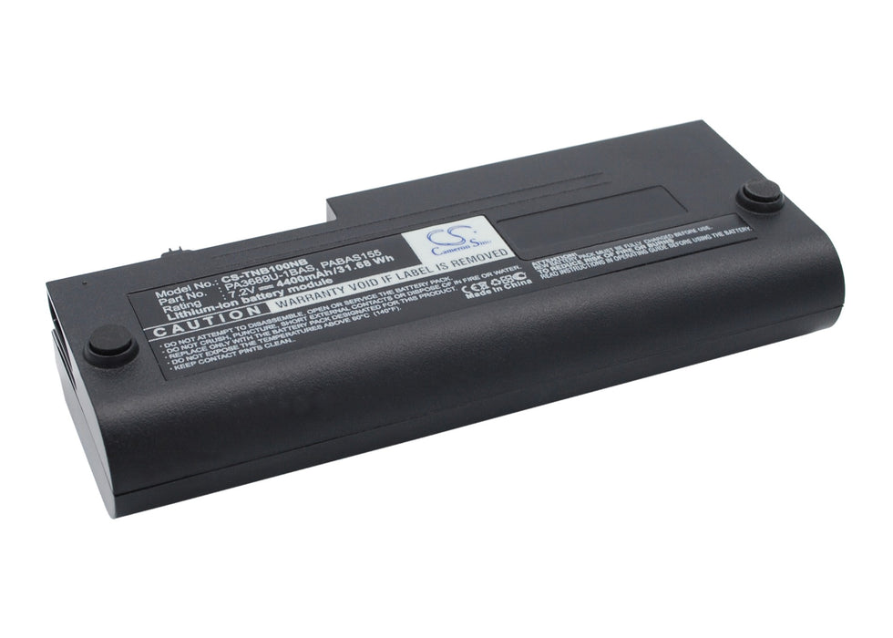 Toshiba NB100 NB100 H NB100 HF NB100-01G NB100-10X NB100-10Y NB100-111 NB100-11B NB100-11J NB100-11R N 4400mAh Laptop and Notebook Replacement Battery-3