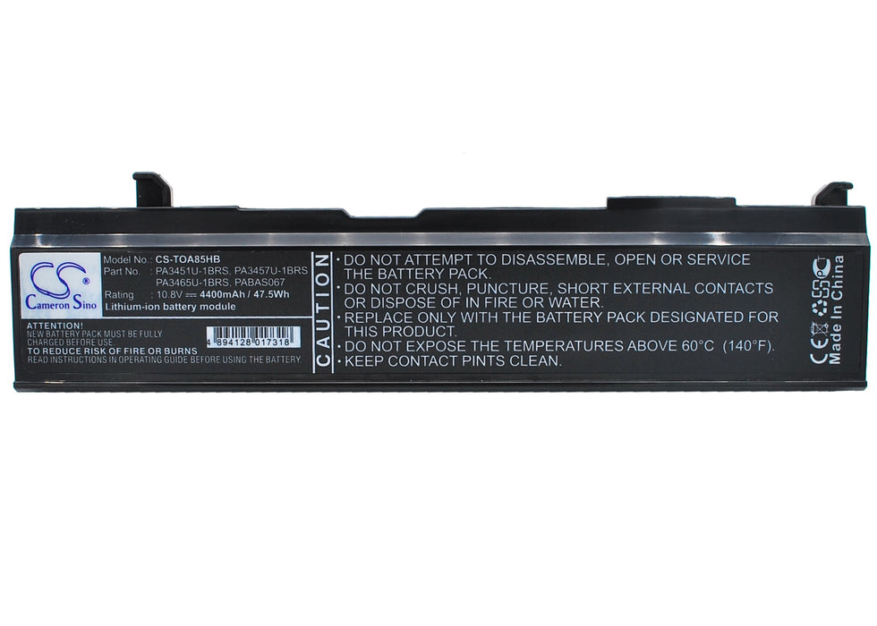 Toshiba Dynabook AX 55A dynabook TW 750LS Equium A110-233 Equium A110-252 Equium A110-276 Equium M50-1 4400mAh Laptop and Notebook Replacement Battery-5