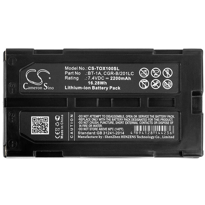 Topcon GP-SX1 SX-1 2200mAh Replacement Battery-3