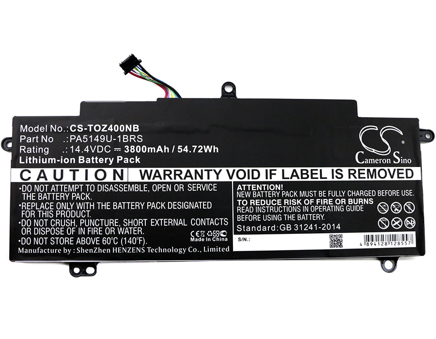 Toshiba Tecra Z40-A-10K Tecra Z40-A-10T Tecra Z40-A-10X Tecra Z40-A-110 Tecra Z40-A-112 Tecra Z40-A-119 Tecra  Laptop and Notebook Replacement Battery-3
