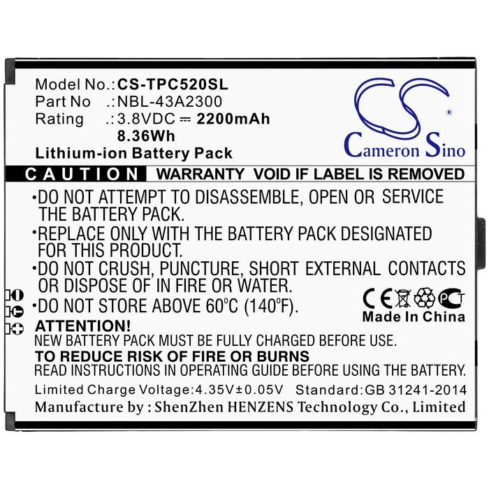 Tp-Link Neffos C5A Neffos C5A Dual SIM TP703A Mobile Phone Replacement Battery-3