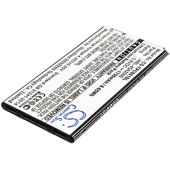 Neffos C5L C5L Dual SIM TP601A TP601B TP601C TP601E Mobile Phone Replacement Battery-2