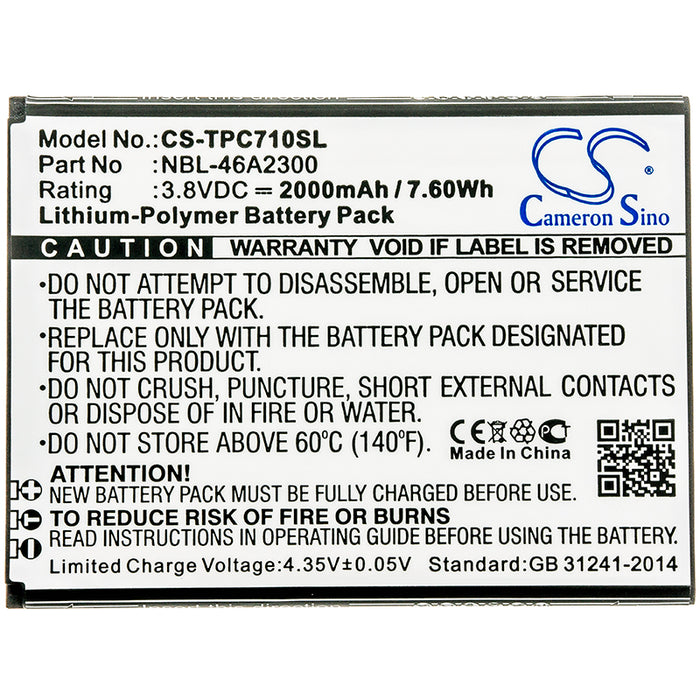 Tp-Link Neffos C7a TP705A Mobile Phone Replacement Battery-3