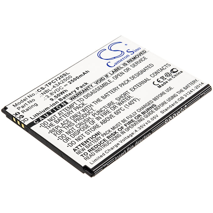 Neffos C7s TP7051A TP7051C Replacement Battery-main