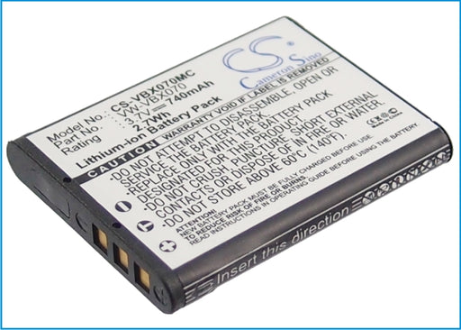 Panasonic HM-TA2 HX-DC1 HX-DC10 HX-DC10EB-K HX-DC1 Replacement Battery-main