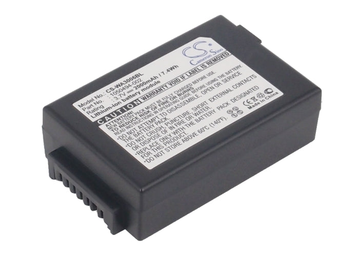Psion 1050494 7525 7525C 7527 G1 G2 WA3006 2000mAh Replacement Battery-main