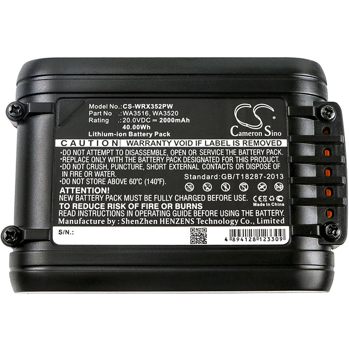 Rockwell RD2865 2000mAh Replacement Battery-5