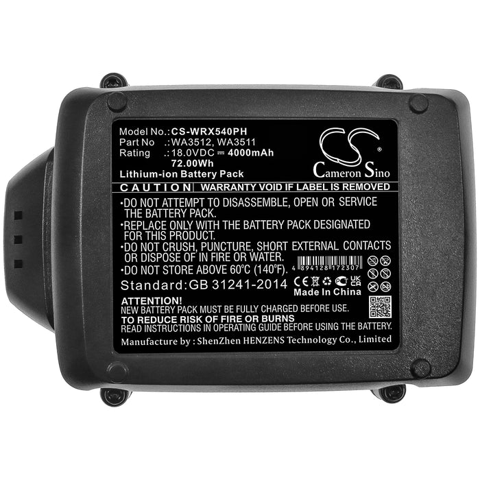 Worx RW9161 WG150 WG151 WG151 trimmer edger WG151. Replacement Battery-5