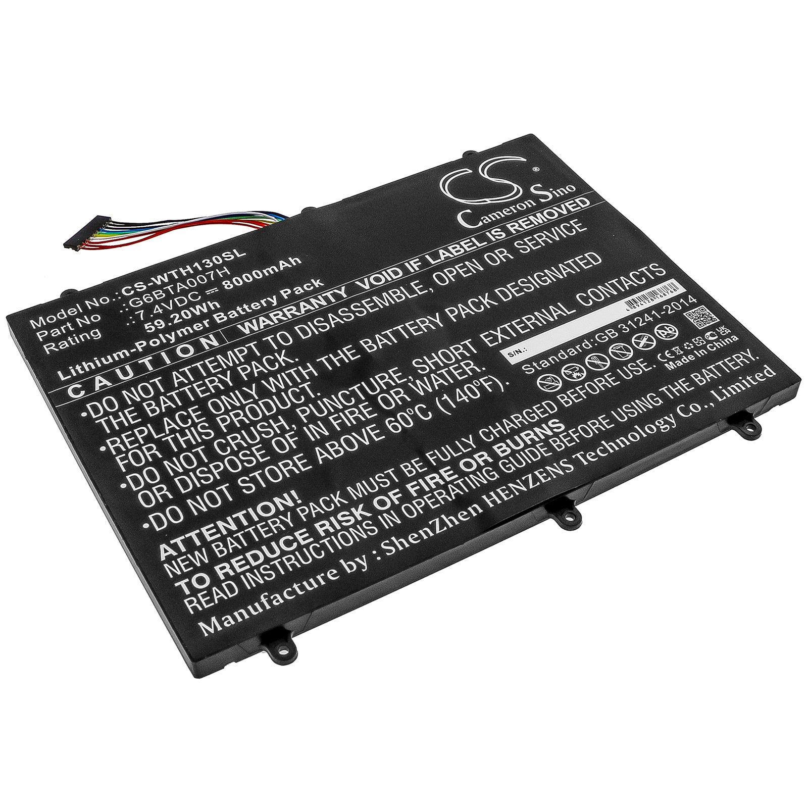 Wacom Cintiq Companion 2 DTH-W1300 Tablet Replacement Battery