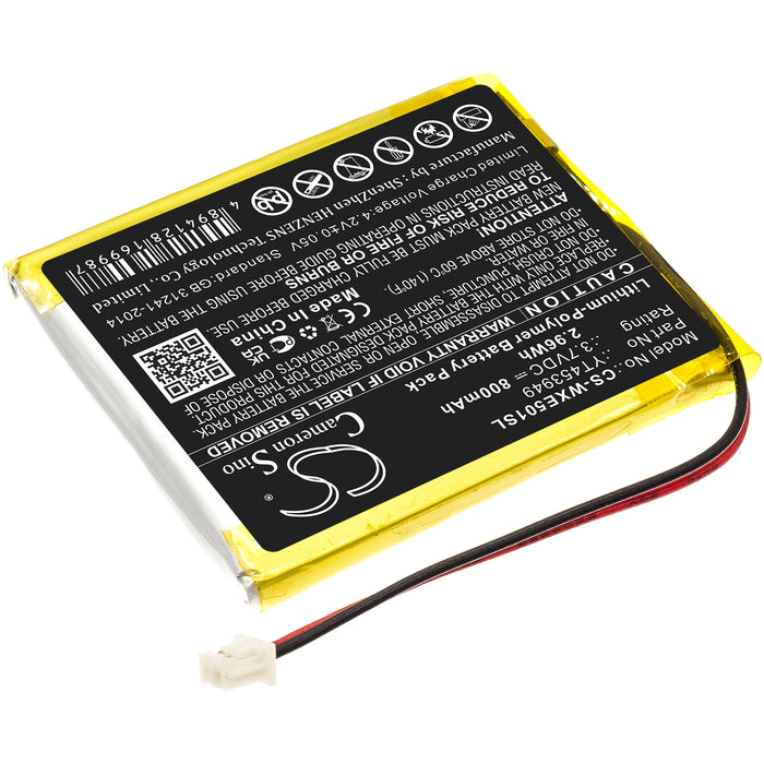 Wexler E5001 eReader Replacement Battery-2