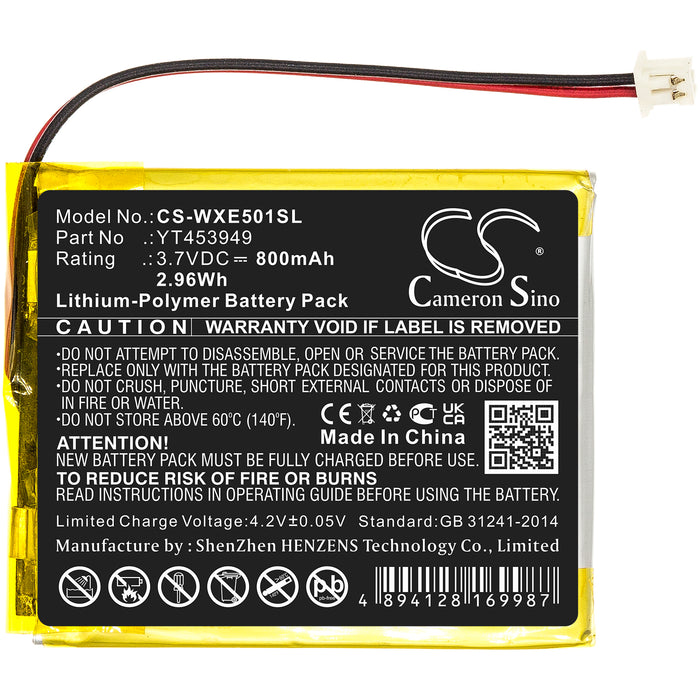 Wexler E5001 eReader Replacement Battery-3