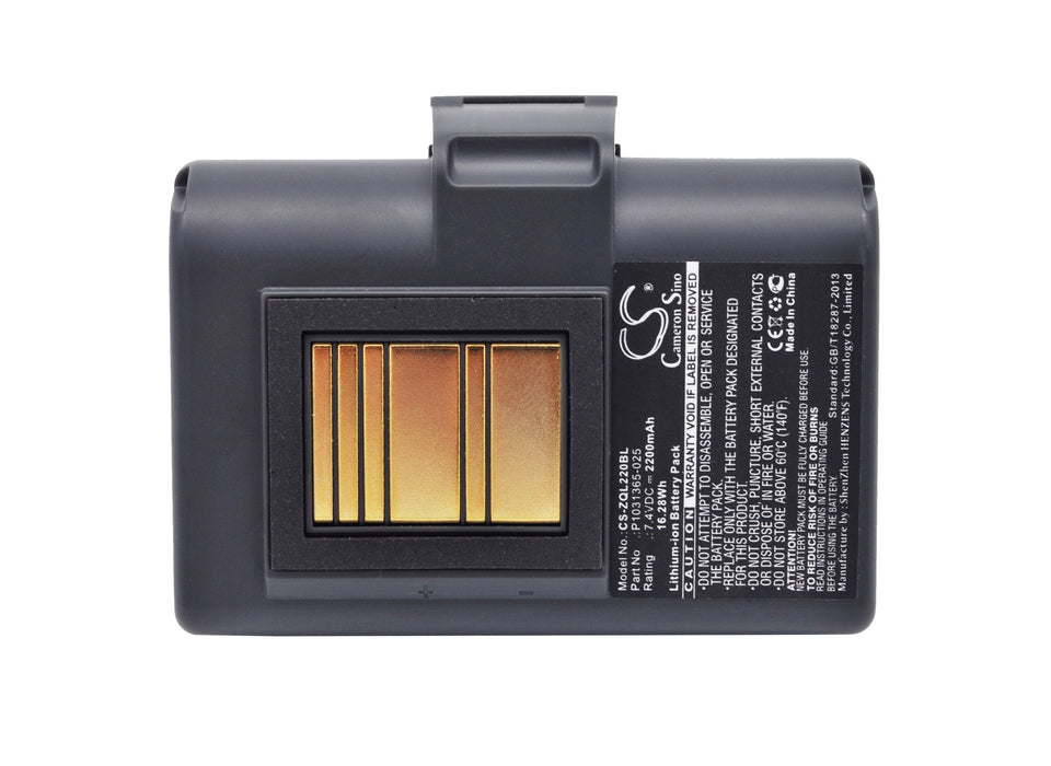P1051378 Nuova Batteria Originale Per Stampante ZEBRA QLN220 - Foto 6