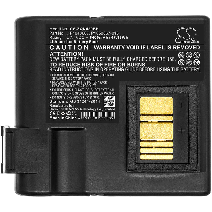 Zebra Single Micro Injection Pump ZD-50C6 Printer Replacement Battery-3
