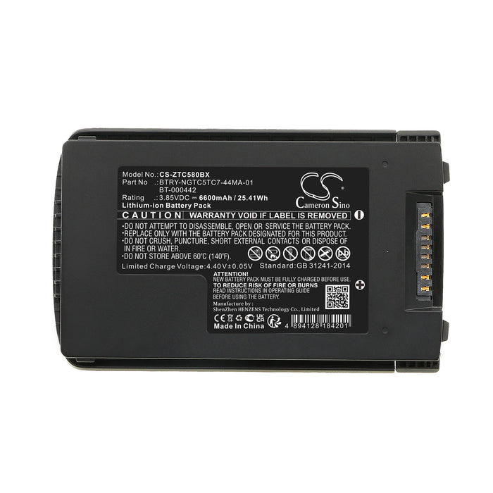Zebra TC53 TC5301 TC58 TC73 TC78 6600mAh Barcode Replacement Battery
