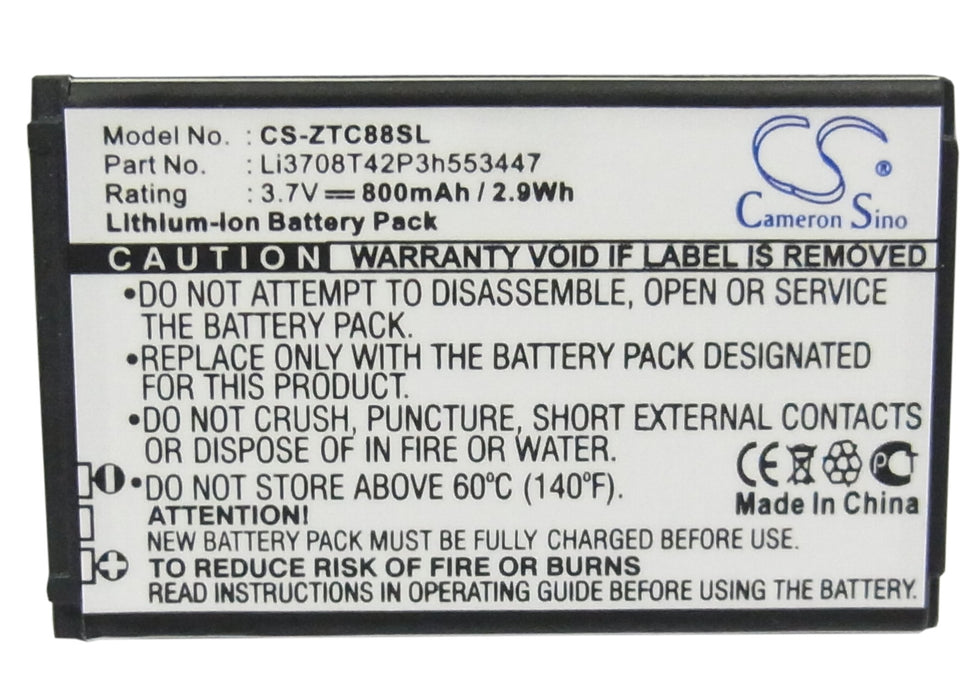 ZTE Agent C70 C78 C88 E520 Essenze F160 N295 R250 Mobile Phone Replacement Battery-5