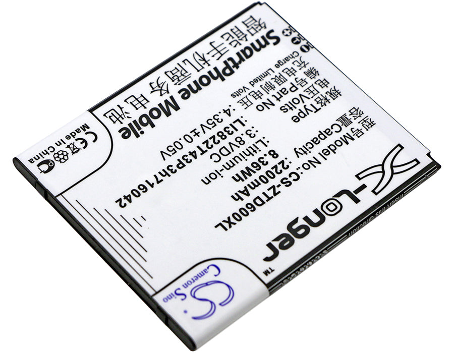 ZTE Blade D6 Blade D6 Dual SIM D6 Dual SIM TD-LTE Mobile Phone Replacement Battery-2