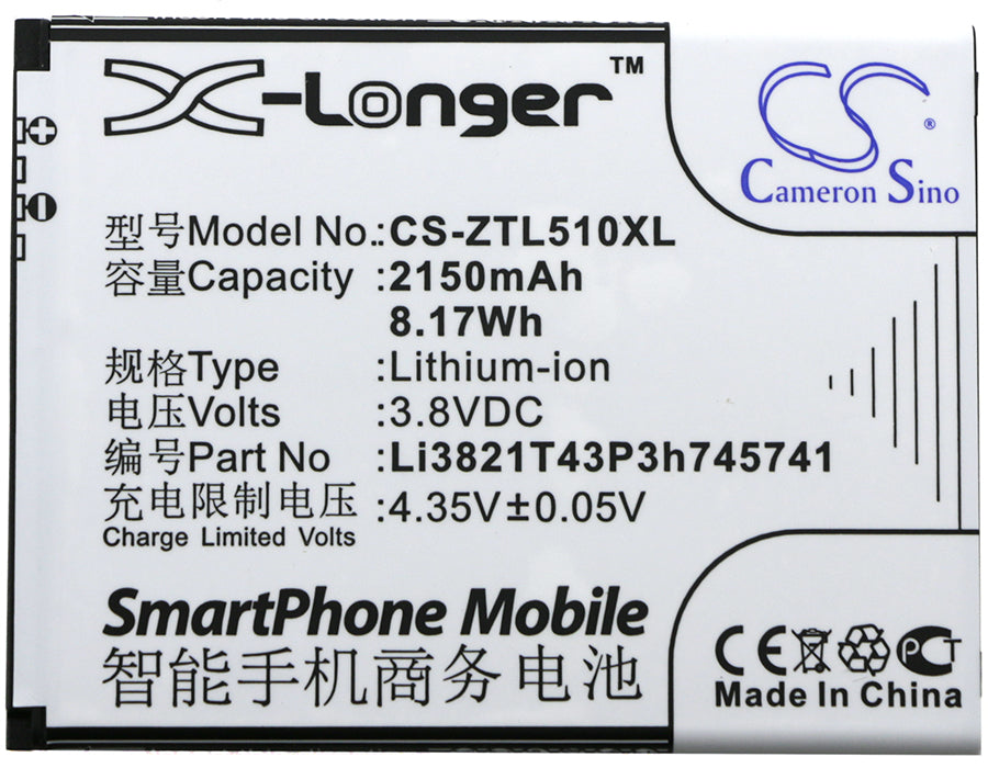 ZTE Blade L5 Blade L5 Plus Blade L5 Plus Dual SIM C370 Mobile Phone Replacement Battery-3