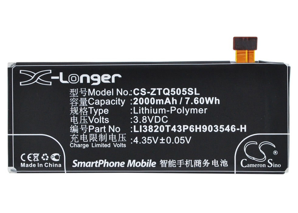 Original Blade Apex 2 Orange HI 4G Mobile Phone Replacement Battery-5