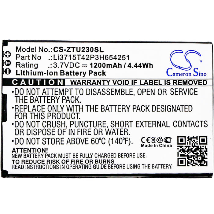 T-Mobile 4G Mobile Hotspot Hotspot MF61 1200mAh Mobile Phone Replacement Battery-3