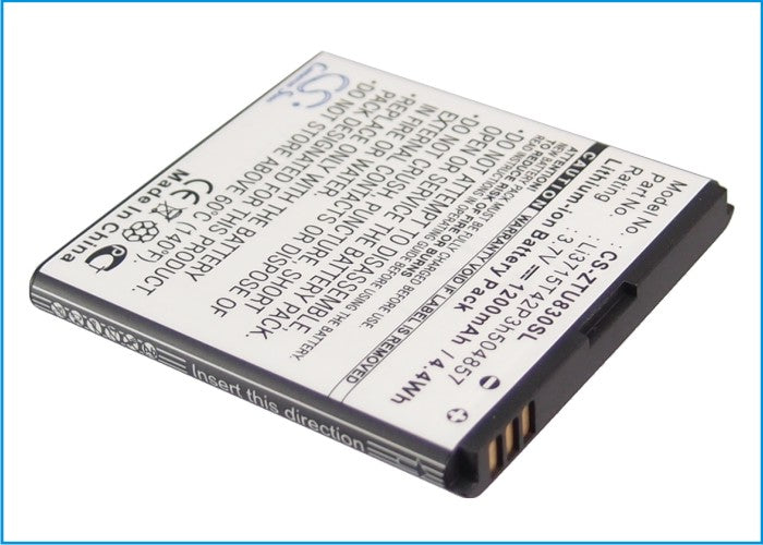 ZTE Blade C2 Blade C2 Plus Concord V768 G882 Kis 3 Lord N788 Open C Prelude Prelude Z992 U788 U812 U830 U880S 1200mAh Mobile Phone Replacement Battery-4