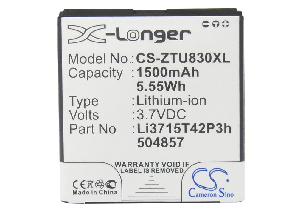At&T Avail 2 Avail II Avail II 3G Z922 1500mAh Mobile Phone Replacement Battery-5