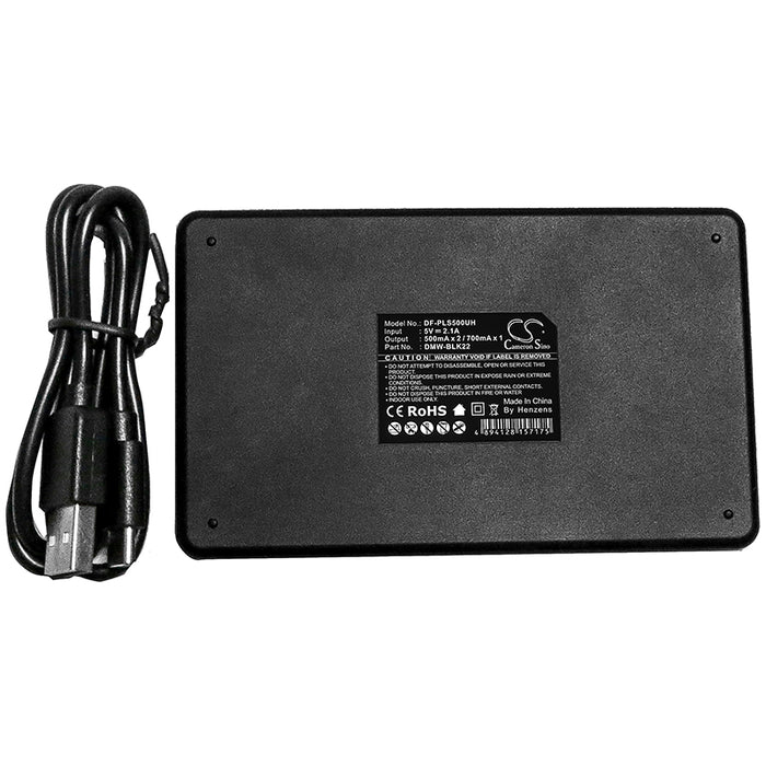 Panasonic Lumix DC-S5 Lumix DC-S5K Lumix G9 Lumix GH5 Lumix GH5S Replacement Battery Charger