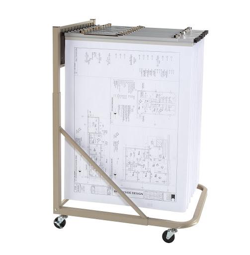 MSC Industrial 89857775 Vertical Mobile Stand for Blueprints