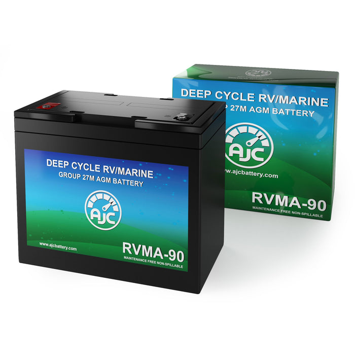 AJC 12V 90Ah Deep Cycle SLI Battery