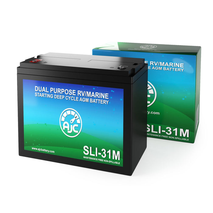 AJC Group 31M Dual Purpose Starting and Deep Cycle RV Marine and Boat Battery